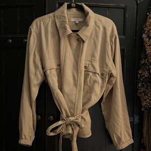 LOFT Tan Utility Jacket for Women- XL - NWT
